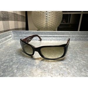 NICOLE MILLER Baybreeze Black Amber UV Protected Womens Sunglasses 56-19-130